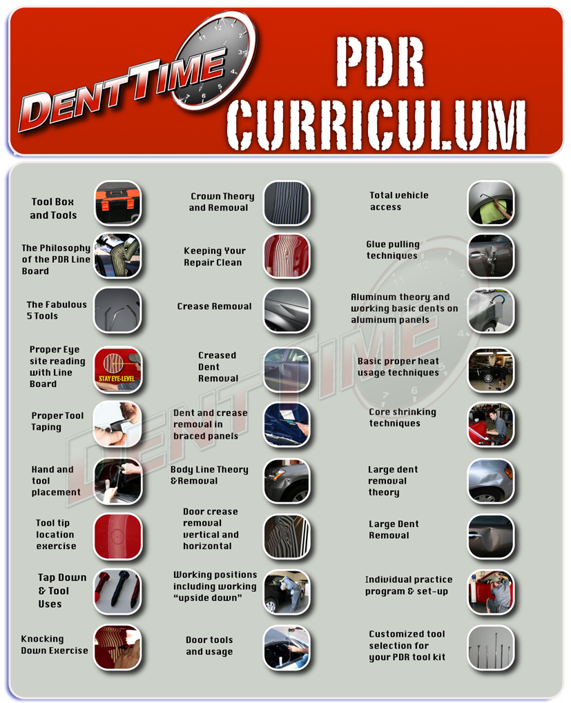 paintless dent removal / repair curriculum - dent time